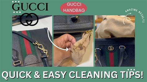 how to clean my gucci purse|gucci canvas bag cleaner.